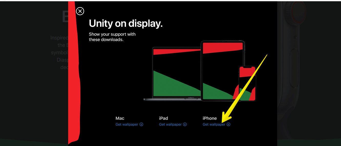 كيفية إضافة خلفية Black Unity المجانية إلى أجهزة آبل الخاصة بك