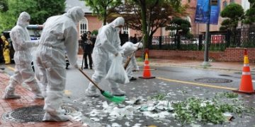 بالونات نفايات كورية شمالية تطال مقر رئاسة الجنوبية