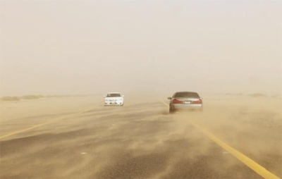 رياح مثيرة للأتربة بمكة والمدينة