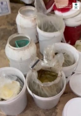 ضبط معمل غير مرخص لتعبئة ورق العنب