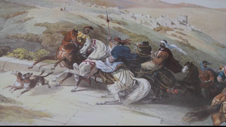 مكتبة الملك عبدالعزيز العامة تكشف عن كتاب يتضمن 28 لوحة عالمية عن الخيول العربية في ألمانيا قبل 178 عامًا