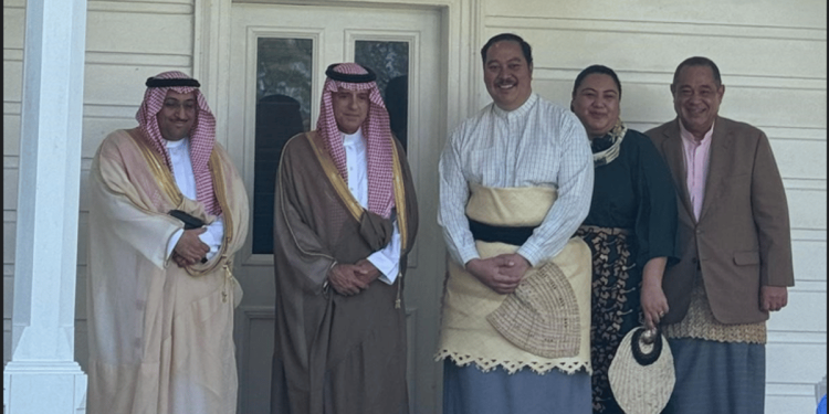 وزير الدولة للشؤون الخارجية يلتقي ولي عهد مملكة تونغا