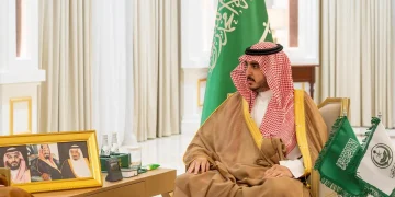 أمير منطقة الجوف يستقبل مدير عام فرع وزارة الصحة بالمنطقة ‏