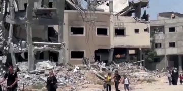 استشهاد 7 فلسطينيين في قصف للاحتلال الإسرائيلي على خان يونس وغزة