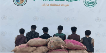 القبض على 6 مخالفين بمنطقة جازان لتهريبهم 168 كيلوجرامًا من نبات القات المخدر