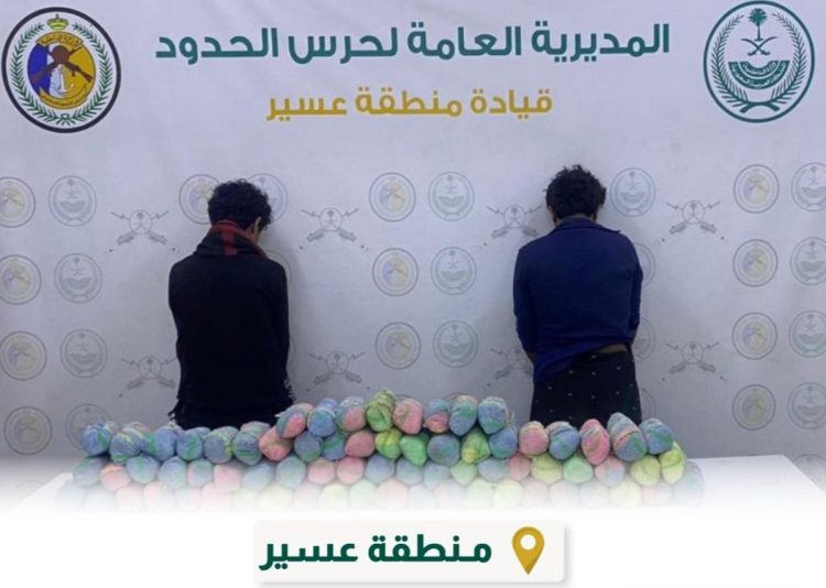 القبض على مخالفين بمنطقة عسير لتهريبهما 40 كيلوجرامًا من نبات القات المخدر