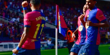 برشلونة يكتسح بلد الوليد بسبعة أهداف