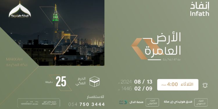 مزاد الأرض العامرة فرص متعددة للإستثمار