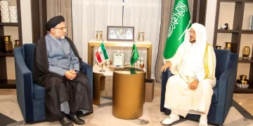 وزير الشؤون الإسلامية يلتقي رئيس منظمة الأوقاف والشؤون الخيرية في الجمهورية الإسلامية الإيرانية
