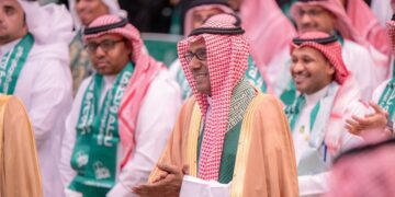 بالصور.. رئيس جامعة جازان يرعى احتفال الجامعة باليوم الوطني الـ94