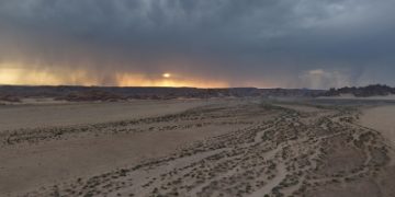 أمطار 'العُلا'.. لوحة جمالية لسحر الطبيعة