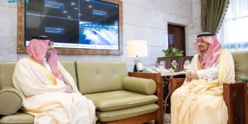 أمير منطقة الرياض يستقبل محافظ الهيئة الوطنية للأمن السيبراني