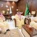 أمير منطقة حائل يستقبل وزير الإعلام