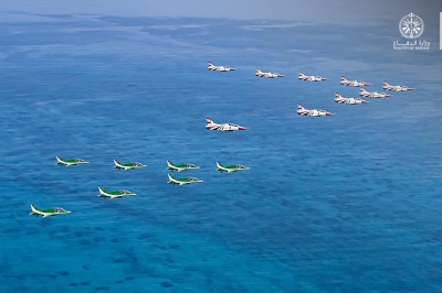 الصقور السعودية تُبدع بسماء العلمين