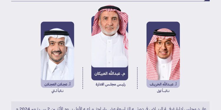 العبيكان رئيسا لغرفة الرياض
