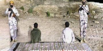 القبض على مخالفَيْن لتهريبهما 59,998 قرصًا خاضعًا لتنظيم التداول الطبي بجازان