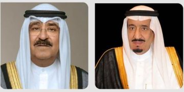 القيادة الكويتية تهنئ خادم الحرمين الشريفين بمناسبة اليوم الوطني الـ 94