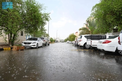 المدينة تتصدر كميات الأمطار