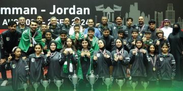 المنتخب السعودي لكرة الطاولة يحصد 17 ميدالية في بطولة غرب آسيا بالأردن