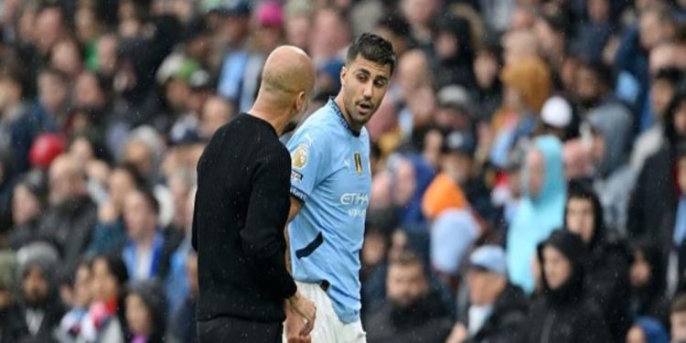 جوارديولا: إصابة رودري تُبعده عن الملاعب فترة طويلة ومخاوف من تمزق في الرباط الصليبي