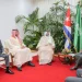 رئيس جمهورية كوبا يستقبل وزير الصحة