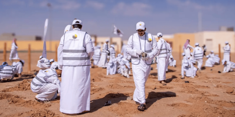 طلاب يغرسون 1600 شتلة في محمية الملك عبدالعزيز ضمن مبادرة "محمية المدرسة"