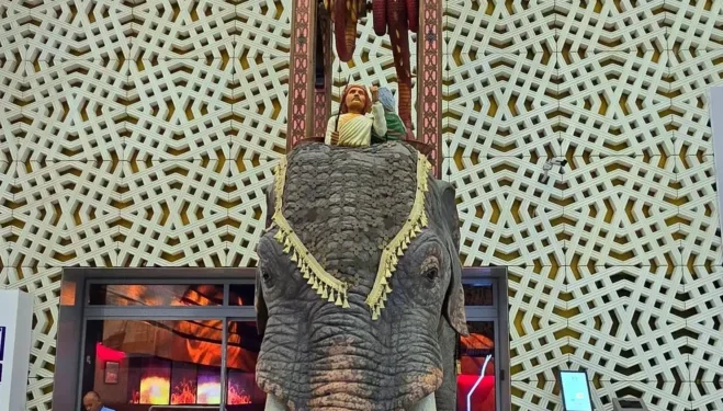 عمرها 800 عام.. ساعة الفيل في واحة الملك سلمان للعلوم