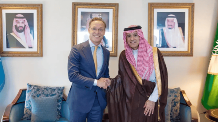 وزير الدولة للشؤون الخارجية يلتقي مبعوث مملكة هولندا للمناخ