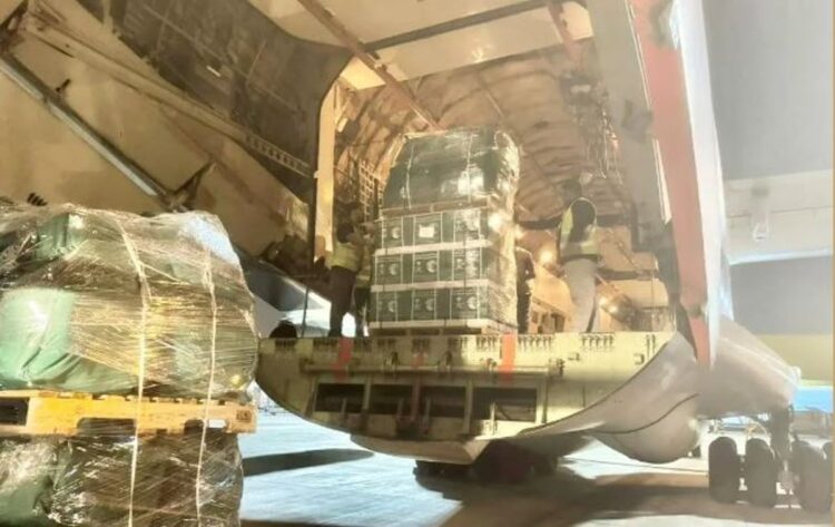 مغادرة الطائرة الإغاثية الحادية عشر ضمن الجسر الجوي السعودي لمساعدة الشعب اللبناني