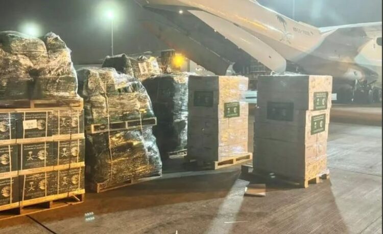 مغادرة الطائرة الإغاثية السادسة عشرة ضمن الجسر الجوي السعودي لمساعدة الشعب اللبناني