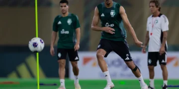 الأخضر يواصل استعداده للقاء اليابان