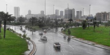 الحالة المطرية مستمرة على 4 مناطق