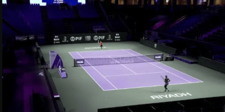 الكشف عن تفاصيل الملعب الرئيس لنهائيات رابطة محترفات التنس في الرياض