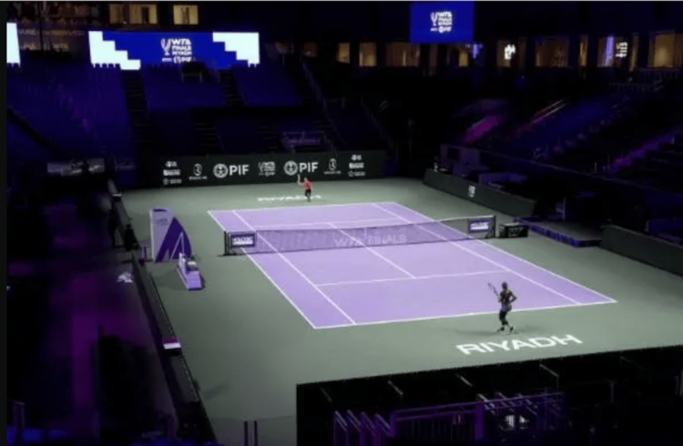 الكشف عن تفاصيل الملعب الرئيس لنهائيات رابطة محترفات التنس في الرياض