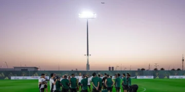 المنتخب السعودي يواصل استعداده لمواجهة اليابان ضمن تصفيات كأس العالم