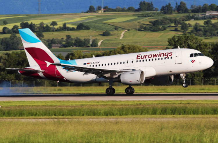 بدء تشغيل الخطوط الجوية Eurowings برحلات منتظمة بين المملكة وألمانيا