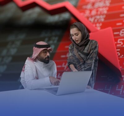 'تاسي' يتراجع 100 نقطة بتداولات 7.4 مليار