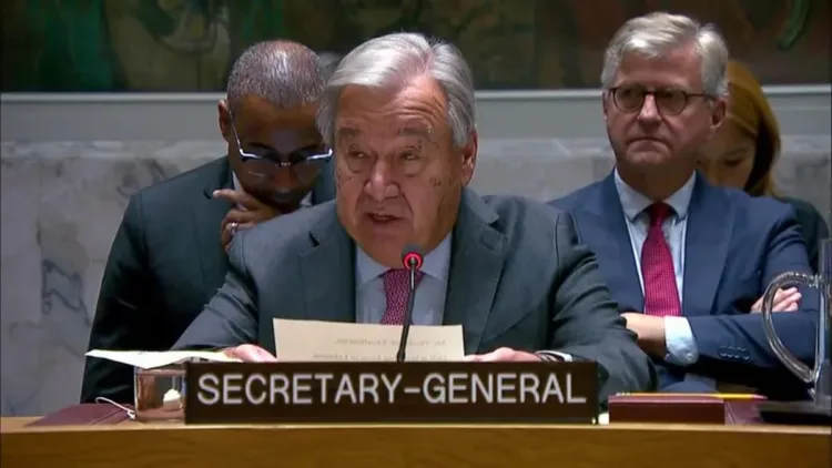 «جوتيريش» يشكر المملكة على تنظيم مؤتمر المانحين لدعم نازحي الساحل وبحيرة تشاد