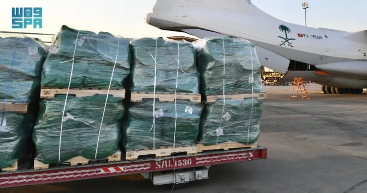 مغادرة الطائرة الإغاثية السعودية الثالثة لمساعدة الشعب اللبناني
