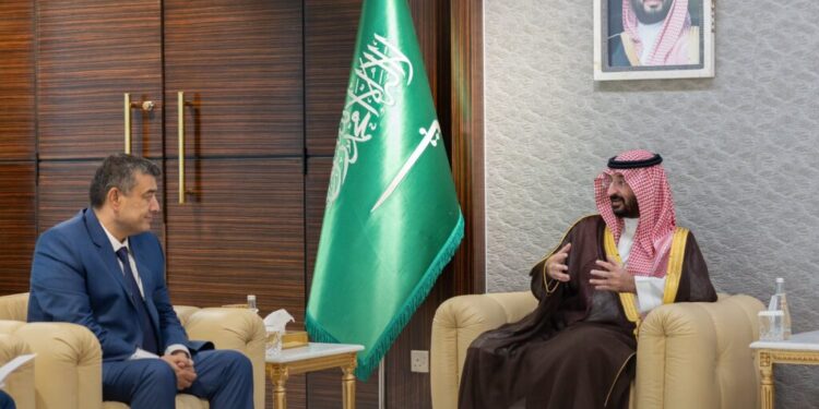 وزير الحرس الوطني يستقبل سفير جمهورية أوزبكستان لدى المملكة