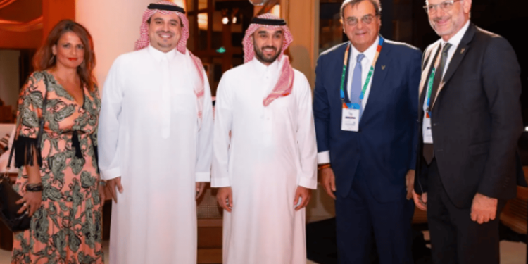 وزير الرياضة يحتفي بضيوف المملكة في حفل العشاء الرسمي لدورة الألعاب السعودية