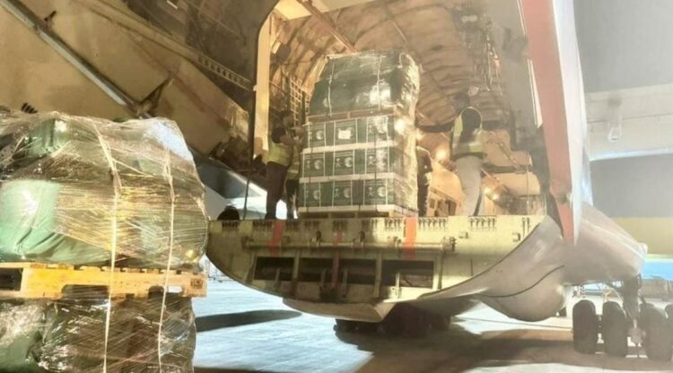 وصول الطائرة الإغاثية الـ 11 ضمن الجسر الجوي السعودي لمساعدة الشعب اللبناني