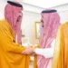 أمير القصيم يستقبل وكيل وزارة الداخلية لشؤون المناطق ووكلاء إمارات المناطق للشؤون التنموية