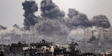استشهاد عشرة فلسطينيين في قصف إسرائيلي على قطاع غزة