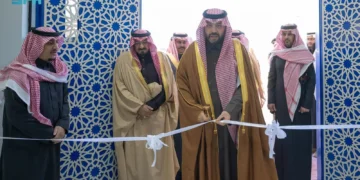 الأمير فيصل بن خالد بن سلطان يفتتح مشروع مدارس الوعد النموذجية بمحافظة طريف