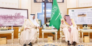 الأمير فيصل بن مشعل بن سعود يستقبل وزير الصحة