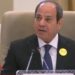 الرئيس المصري: إقامة الدولة الفلسطينية المستقلة الشرط الضرورى لتحقيق الأمن والاستقرار