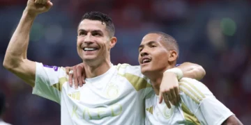 النصر يعبر الغرافة بثلاثية