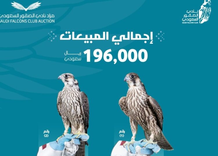 بيع صقرين في الليلة الـ 16 لمزاد نادي الصقور السعودي 2024