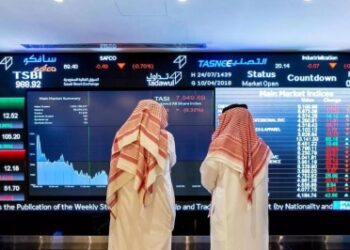 سوق الأسهم يتراجع 1% بتداولات 5.5 مليار ريال